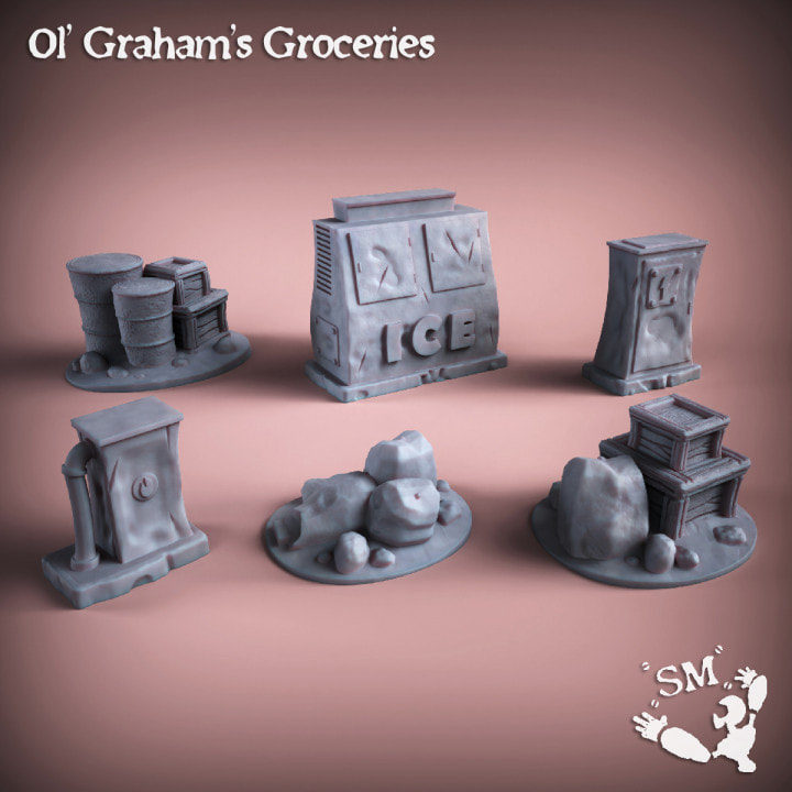 Ol' Graham's Groceries Scatter Terrain 28mm