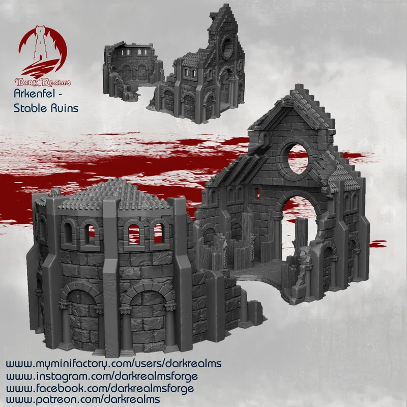 Arkenfel Stable Ruins 10mm