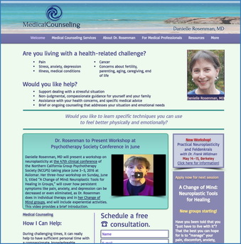 Image of Web site we made