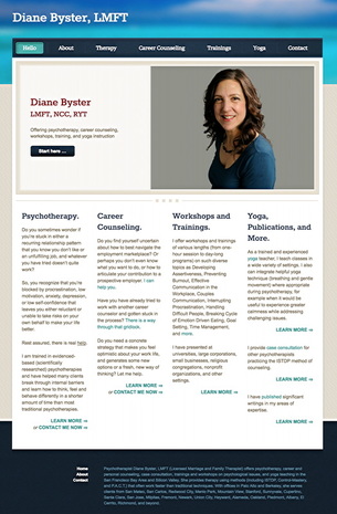 Image of Web site we made