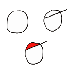 how to draw a baseball hat on a stickman