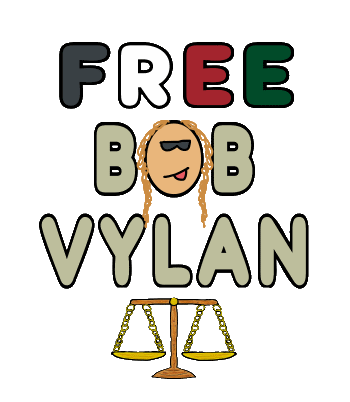 Free Bob Vylan design features the word 