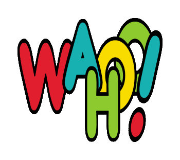 Wahoo! design with large fun lettering to create an eye-catching graphic to express your general feeling of wahoo.