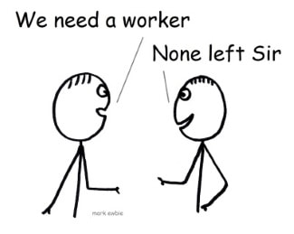 Outsourcing: Boss asks manager for a worker - 