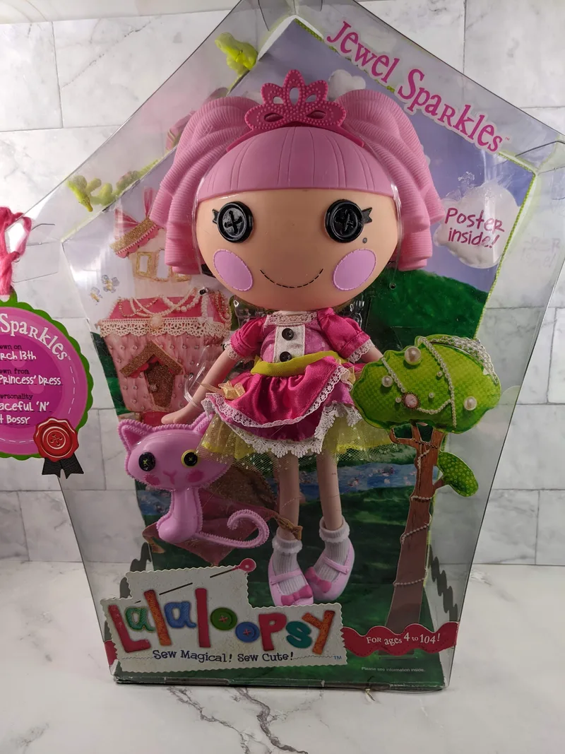 A collectible Jewel Sparkles Lalaloopsy Doll, 12 inches tall, new in its original box.