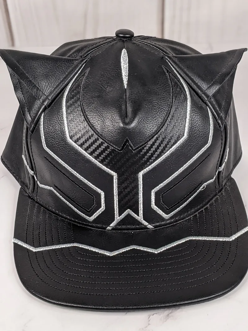 Black Panther Cap (Faux Leather)