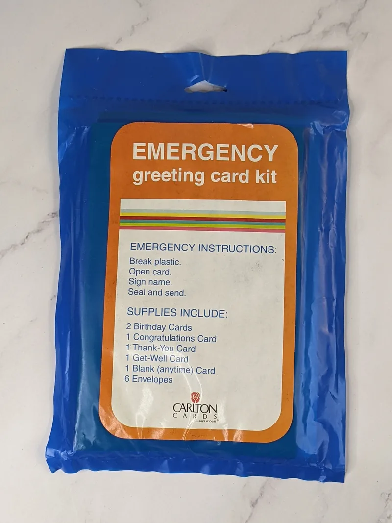 Emergency Greeting Card Kit
