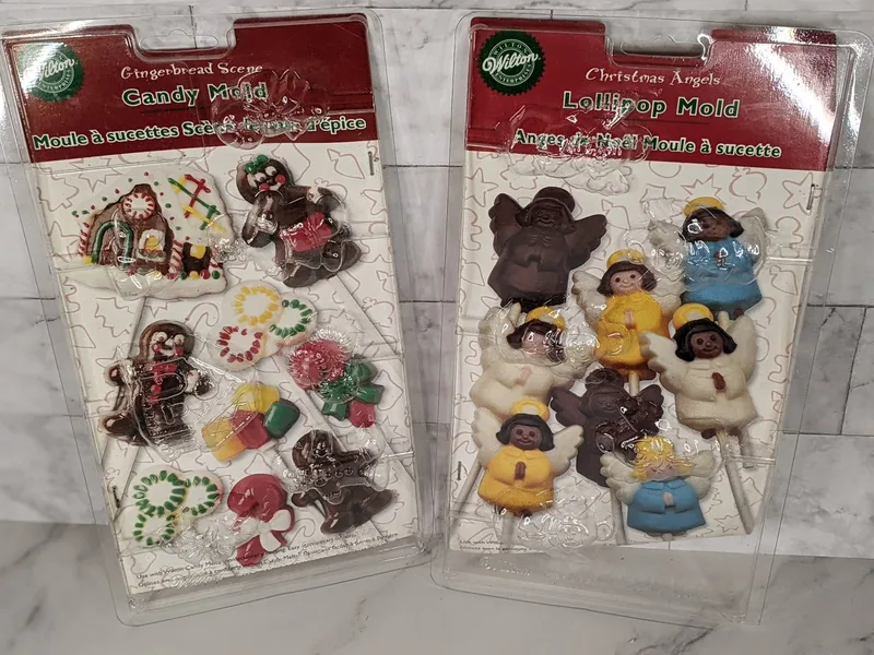 Wilton Christmas Lollipop Candy Molds