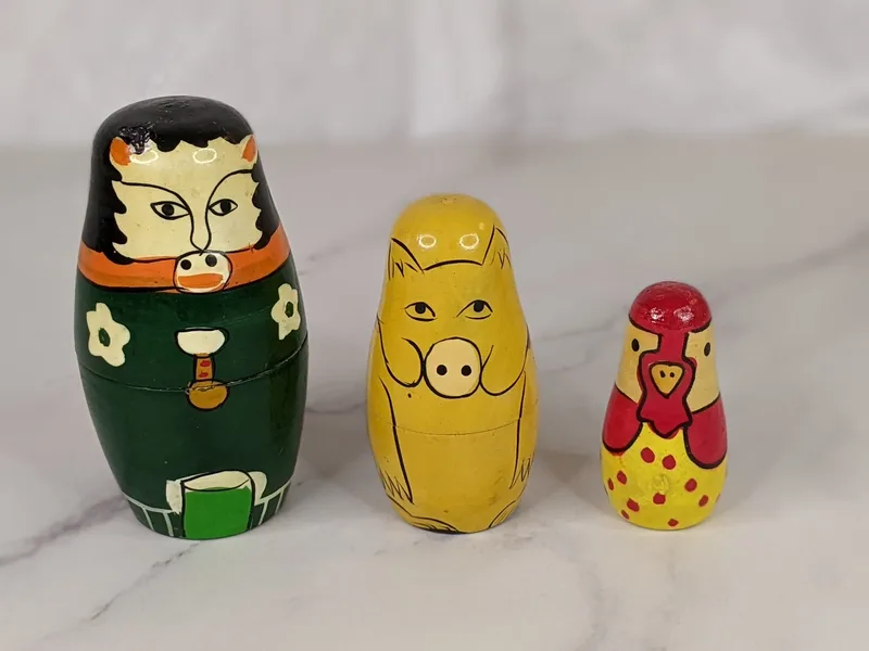 Farm Animal Nesting Dolls