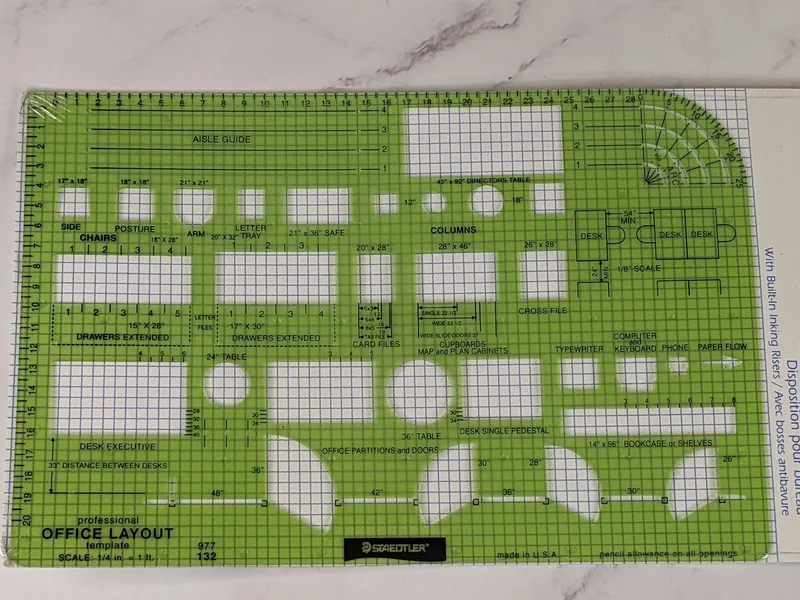 Staedtler Office Layout Template
