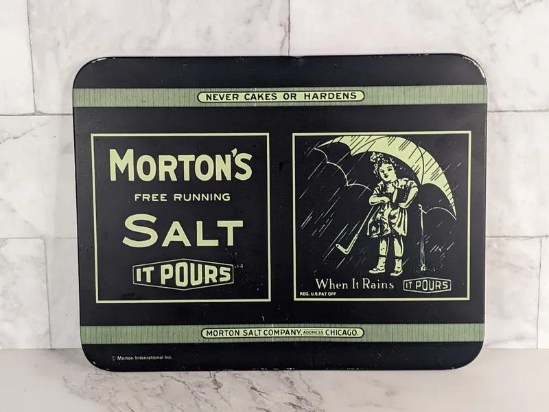 Vintage 1985 Morton's Salt Trivet