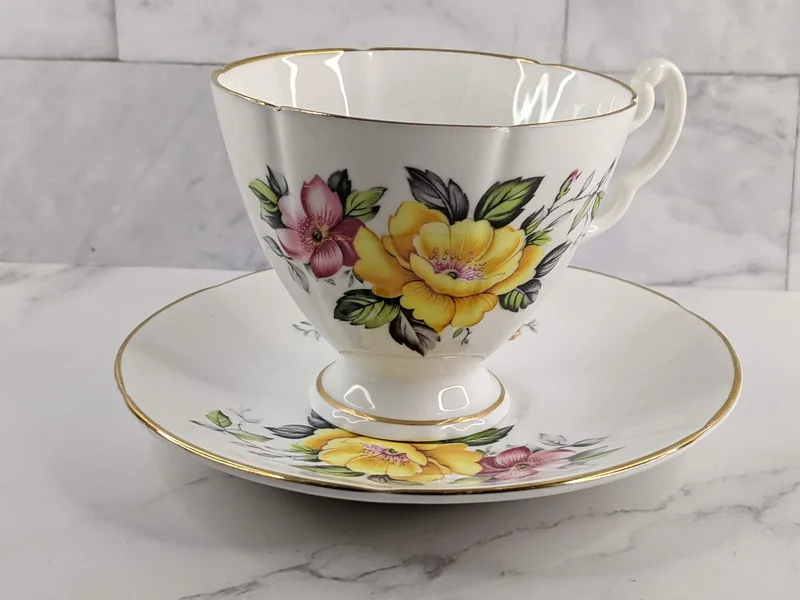 Hamilton Fine Bone China Cup and Saucer