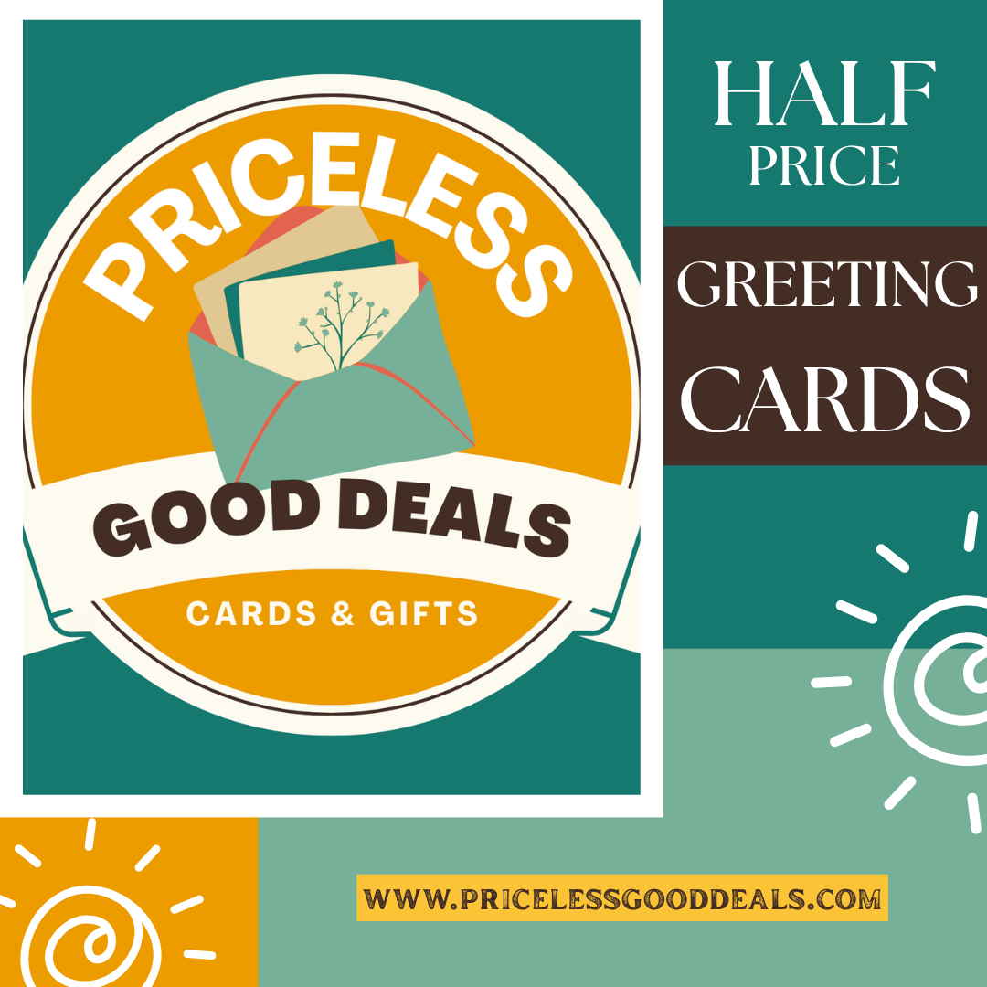Priceless Good Deals Half-Price Greeting Cards Ad