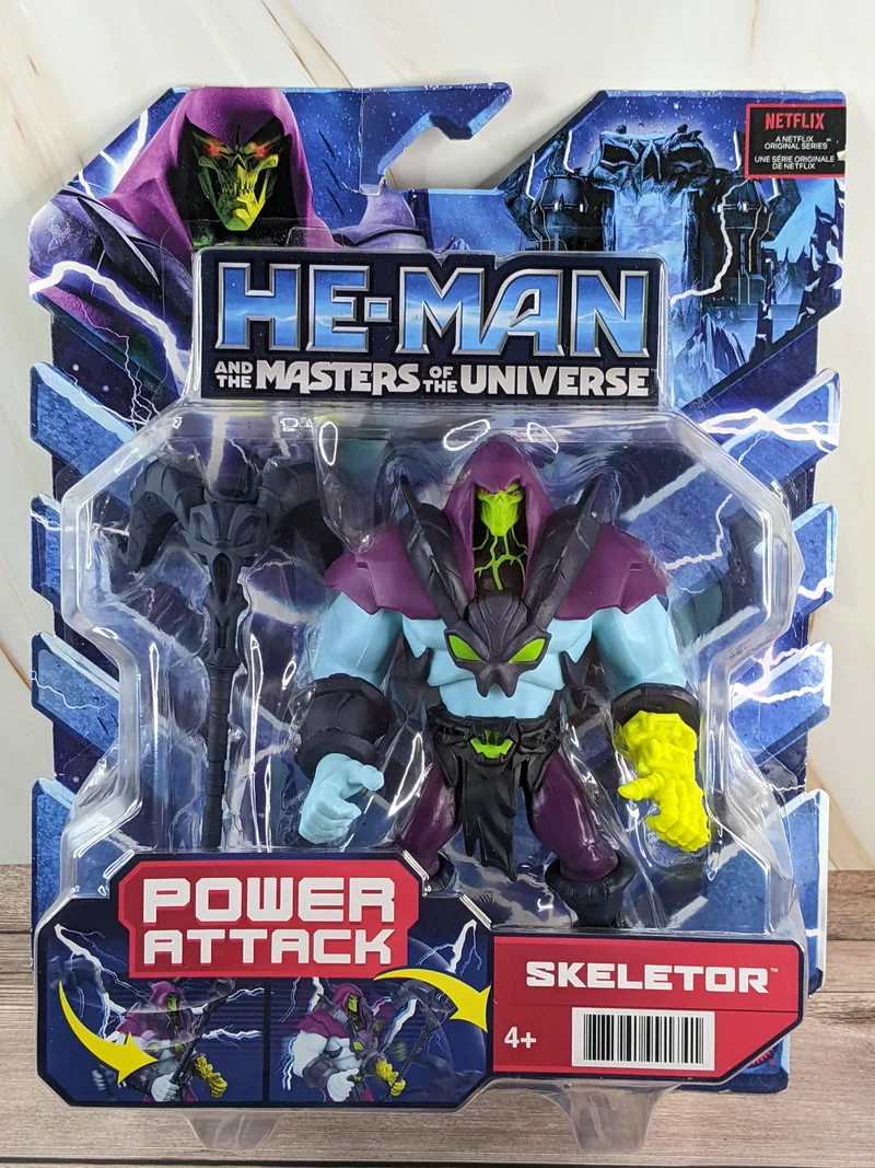 He-Man and the Masters of the Universe - Skeletor figure toy.