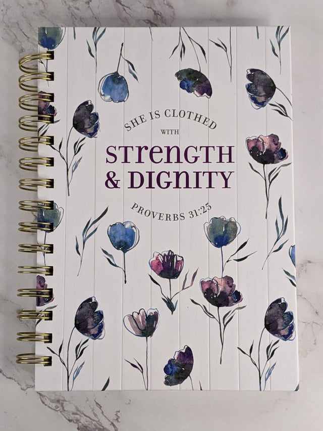Shop the Christian Scripture Gifts Category for "She is clothed with strength and dignity" Bible Verse Gifts