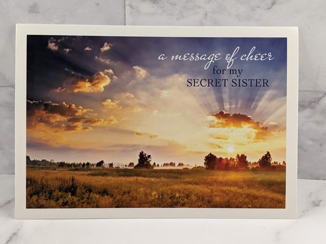 Shop the Secret Sister Greeting Cards Category for Christian Cards for Secret Sisters