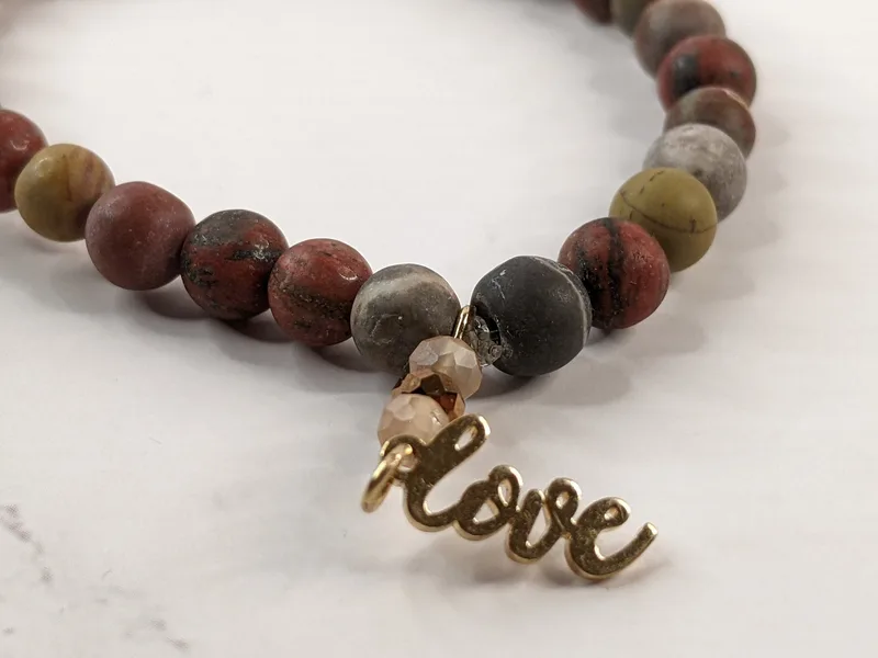 LOVE Wagnerite Stone Bracelet