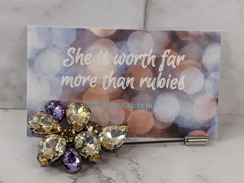 Jeweled Hat Pin