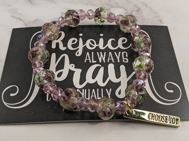 Rejoice Always - Choose Joy Bracelet