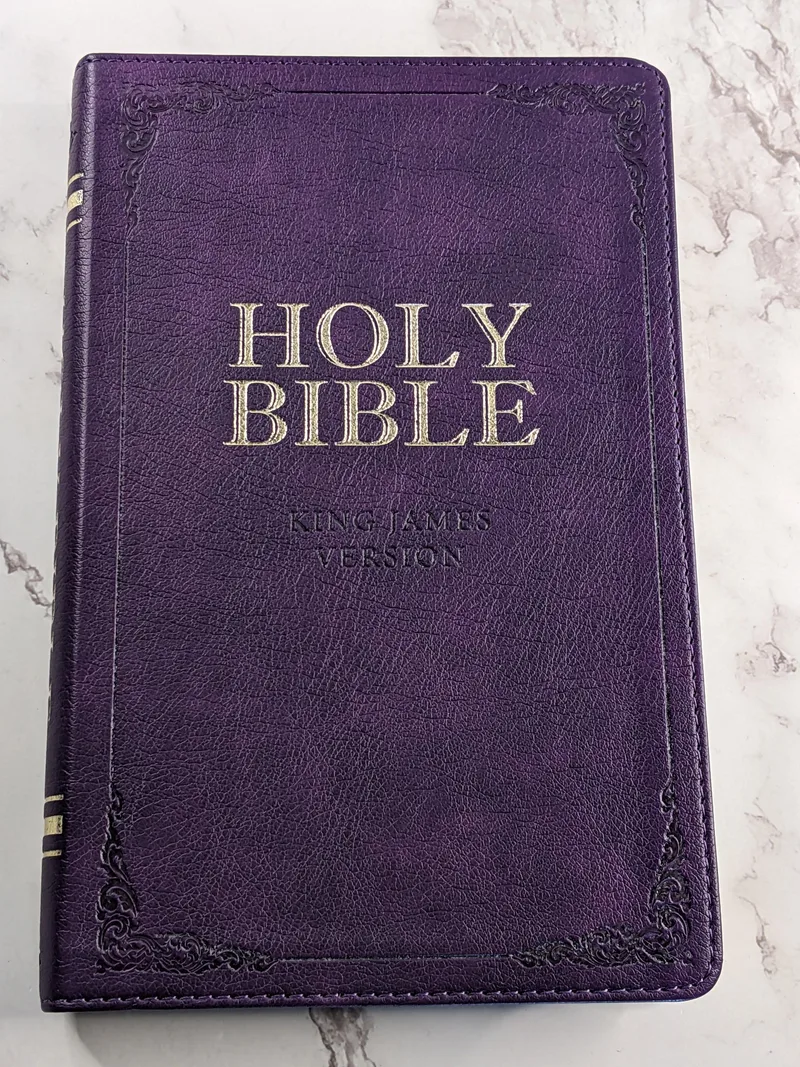 Purple KJV Deluxe Gift Bible with Thumb Index