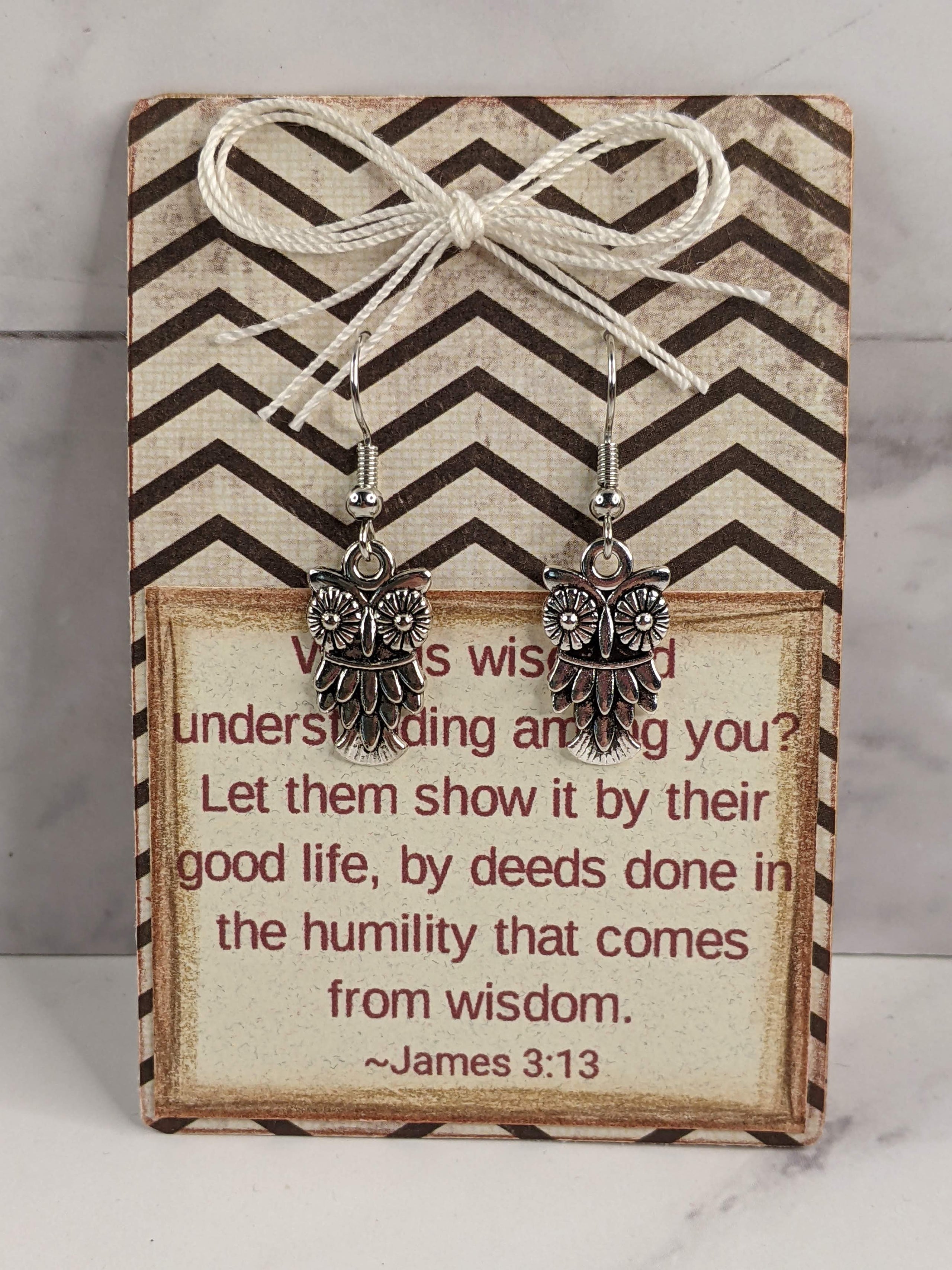 Wisdom Owl Earrings