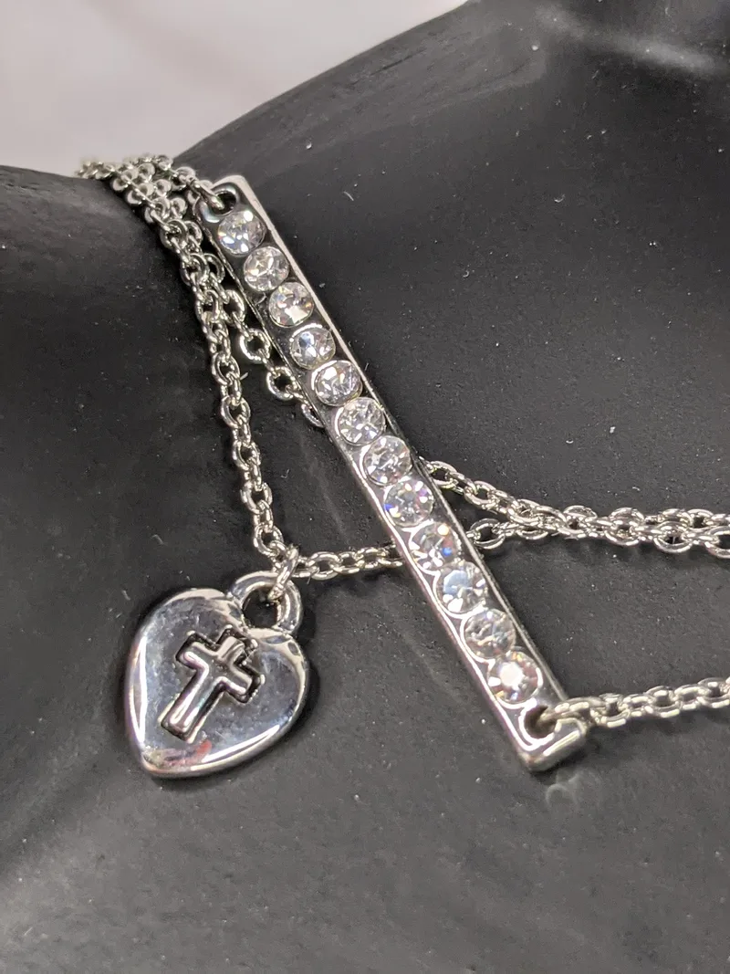 Multi-chain Cross Bracelet
