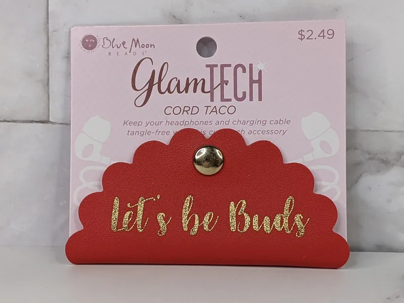 "Let's Be Buds" Cord Wrap