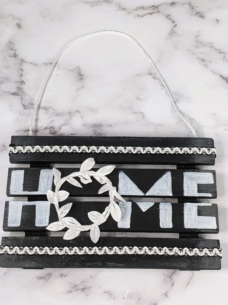 Home Painted Wall Sign
