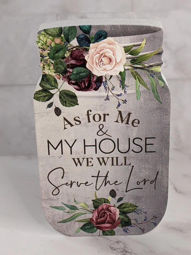 Serve The Lord Shelf Jar