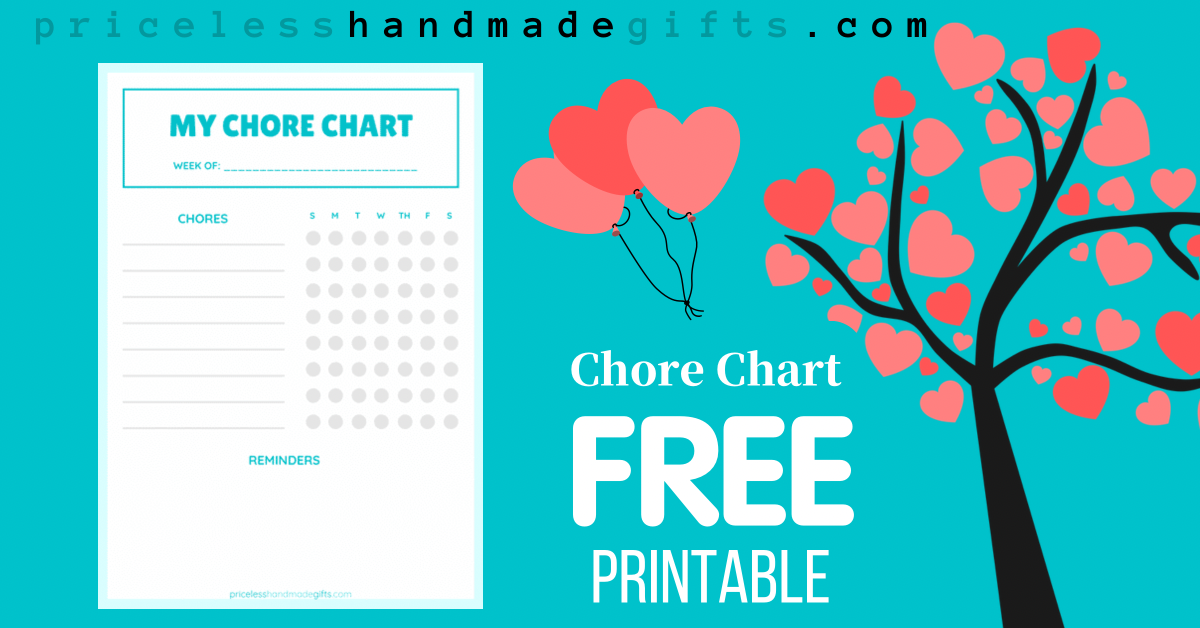 Free Printable Chore Chart