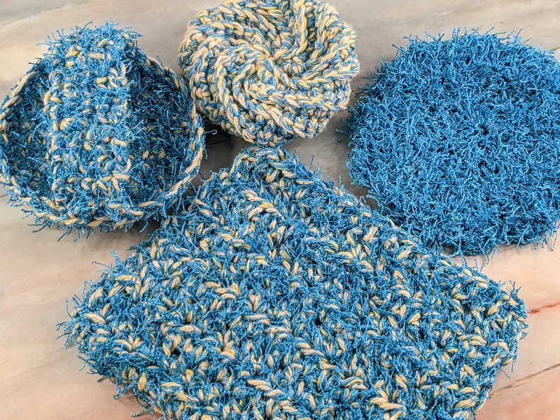Set of 4 Dish Scrubbies