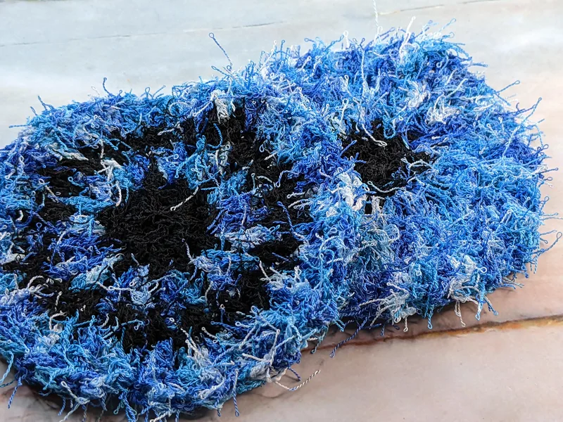 Set of 2 Round Dish Scrubbers