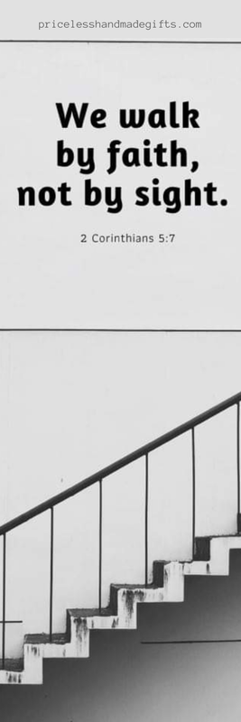 Free Printable Walk By Faith Bookmark 2 Corinthians 5:7
