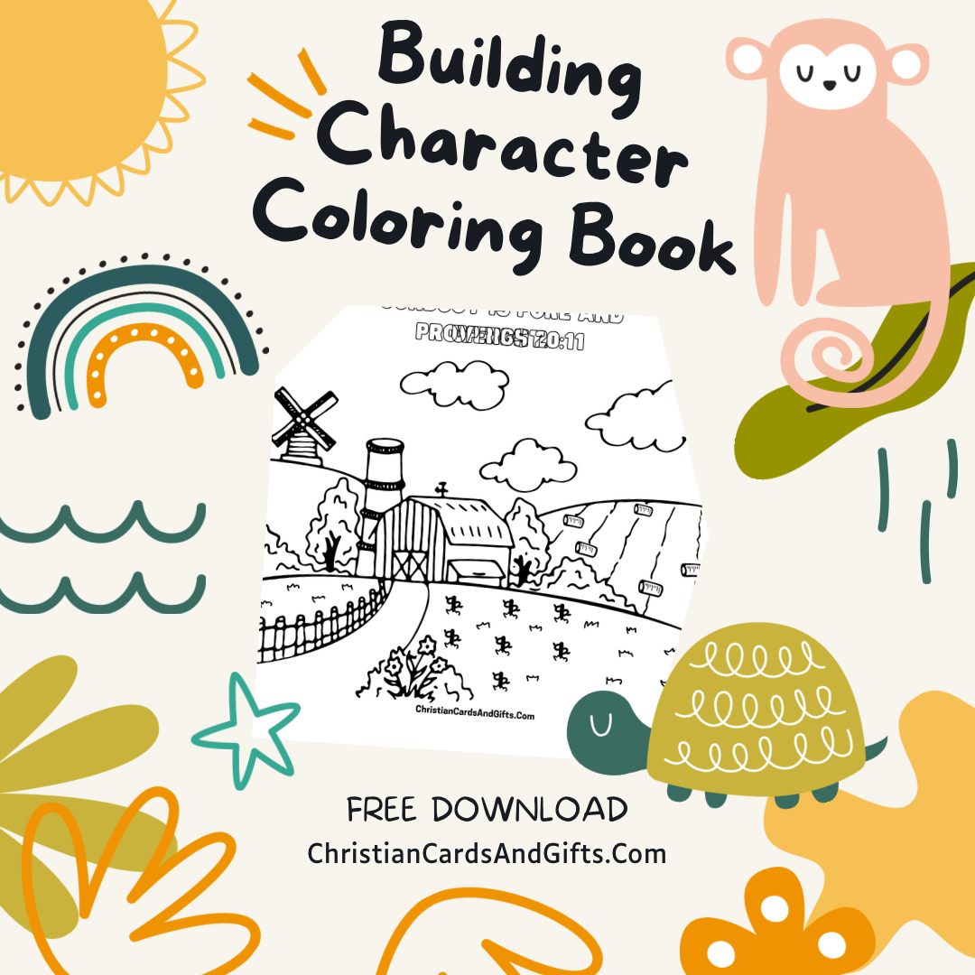 Building Character Coloring Book