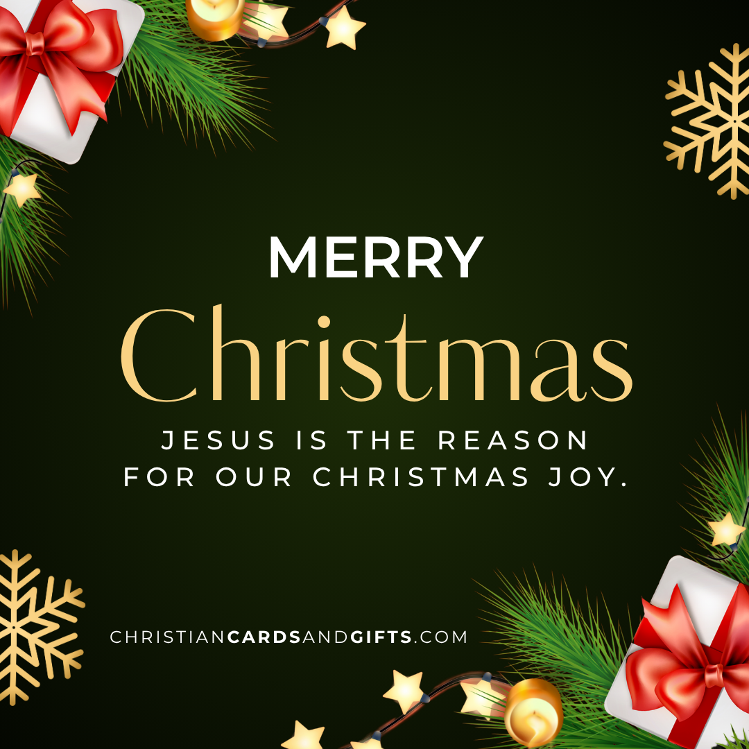 Jesus is the reason for our Christmas joy!