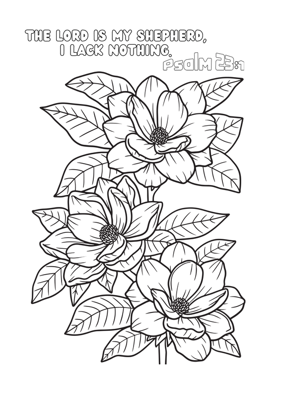 Scripture Coloring Sheet
