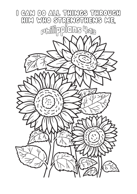 Scripture Coloring Sheet