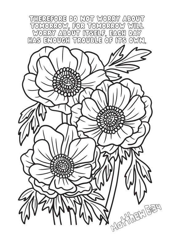 Scripture Coloring Sheet