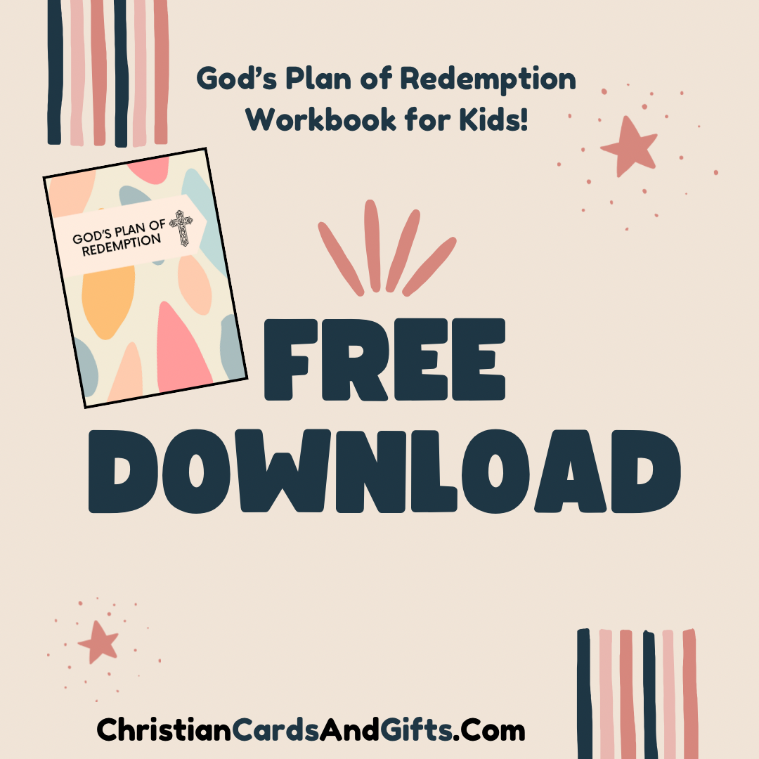 God's Plan of Redemption Printable Workbook for Kids