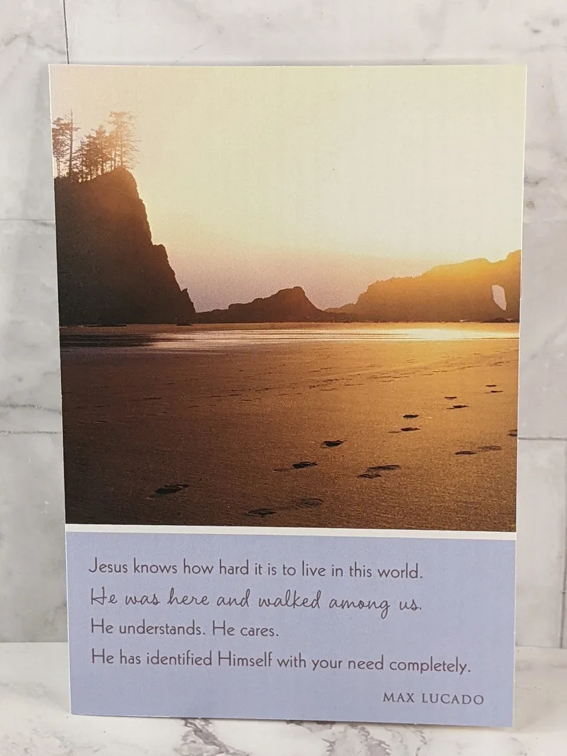 Jesus Walks With You Card