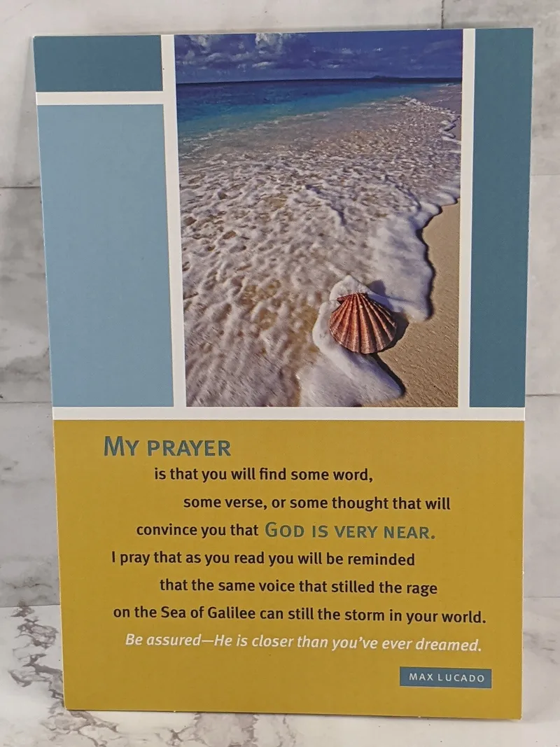 He Calms The Storm Card
