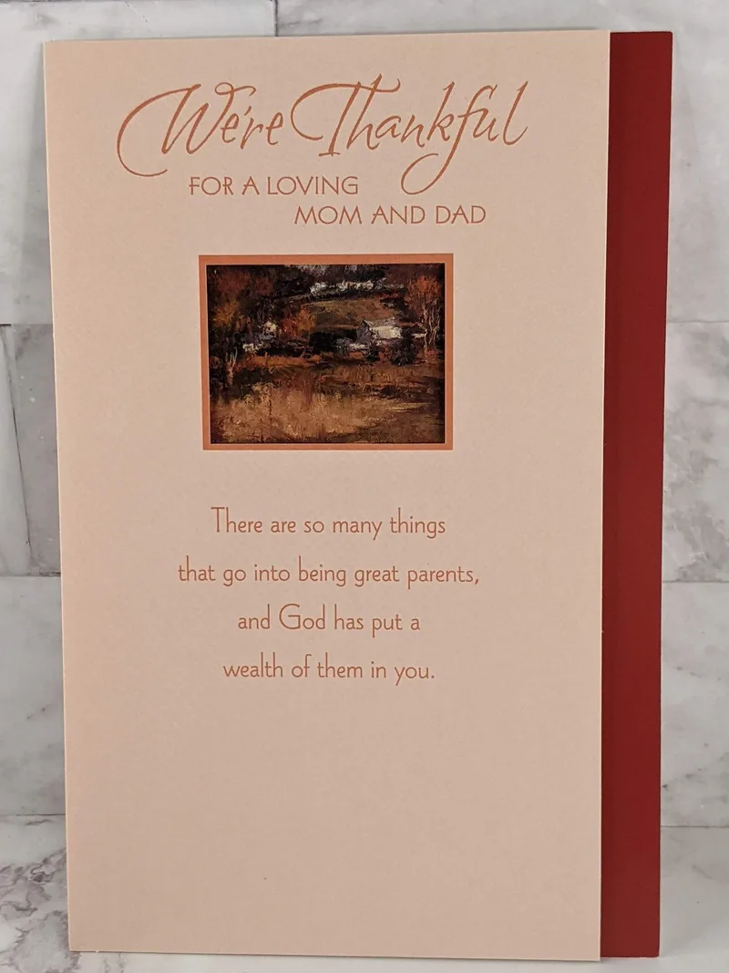 We're Thankful for a Loving Mom and Dad