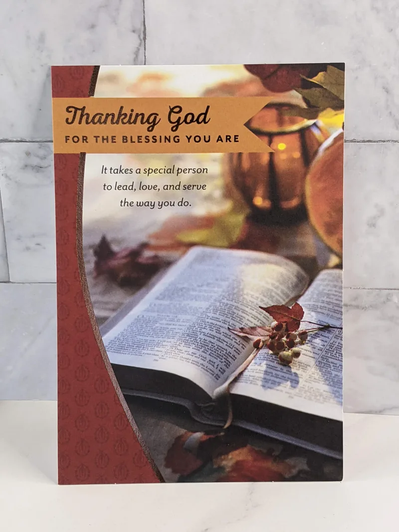 Ministry Leader Card of Thanks