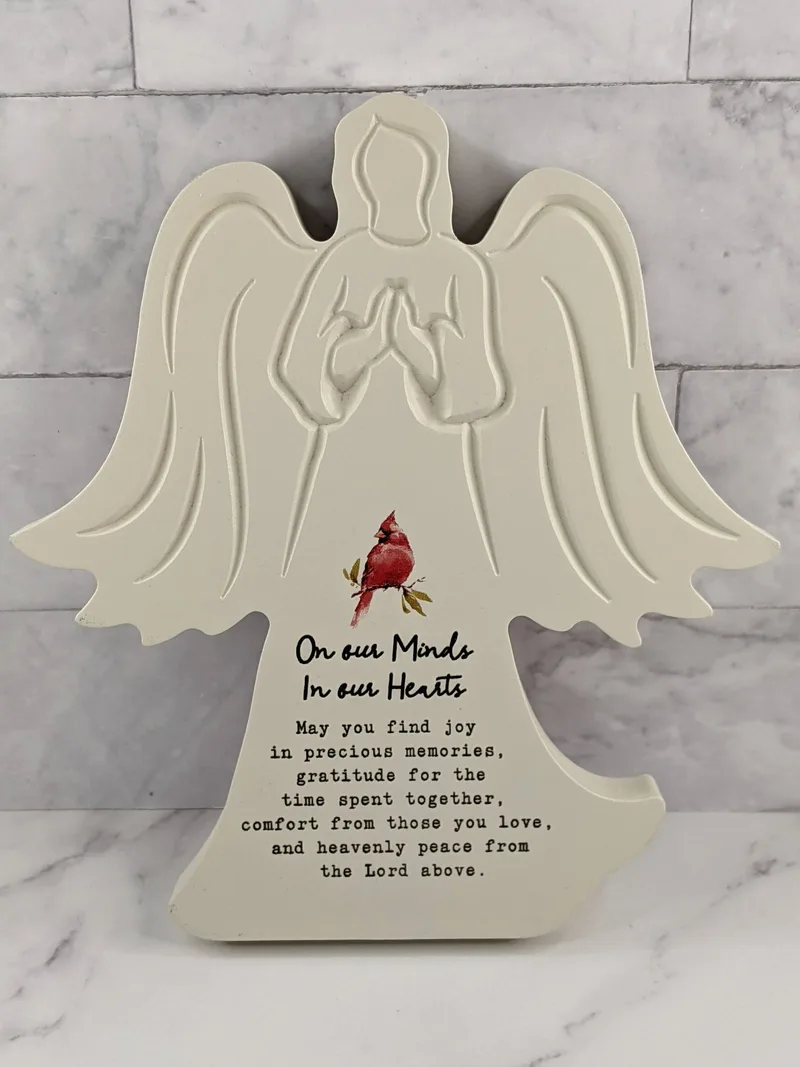 On Our Minds Angel Decor
