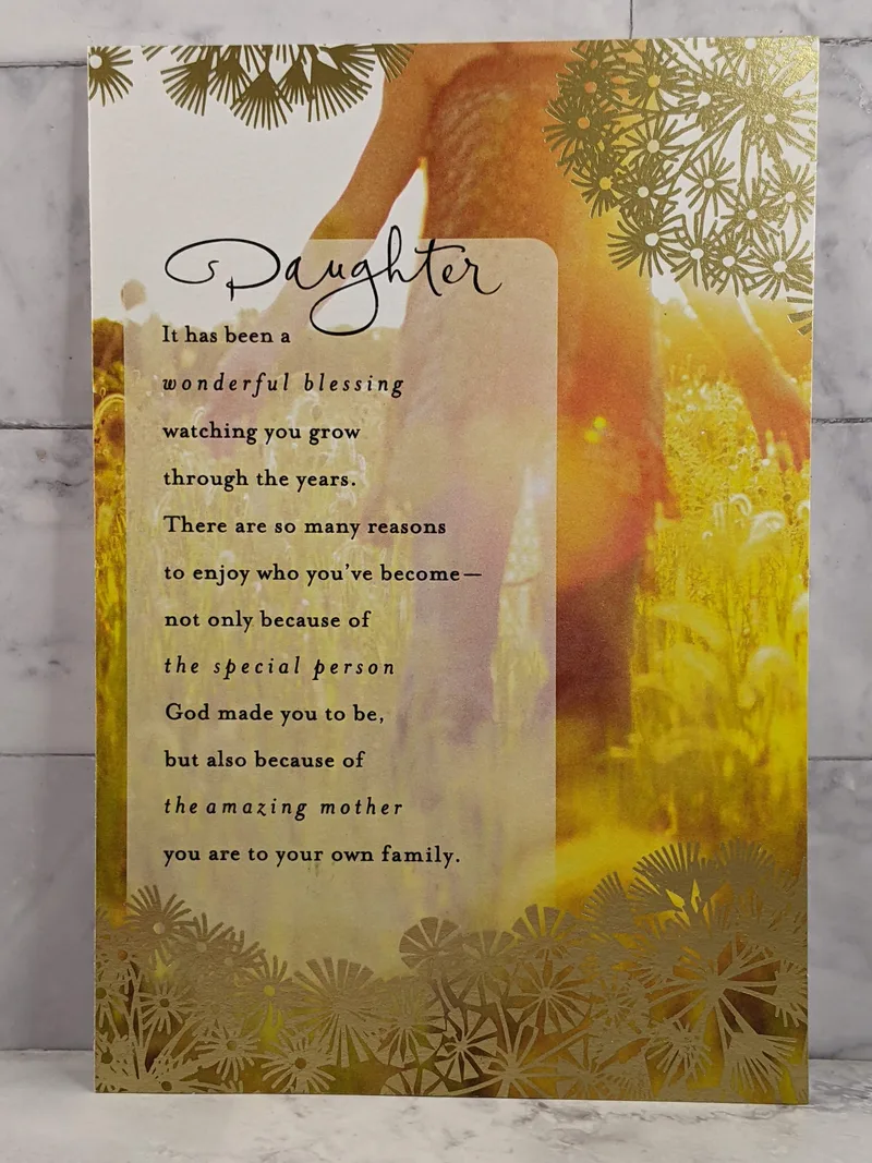 Mother's Day Card for Amazing Daughter