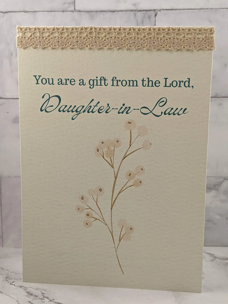 Blessing Card for Daughter-in-Law