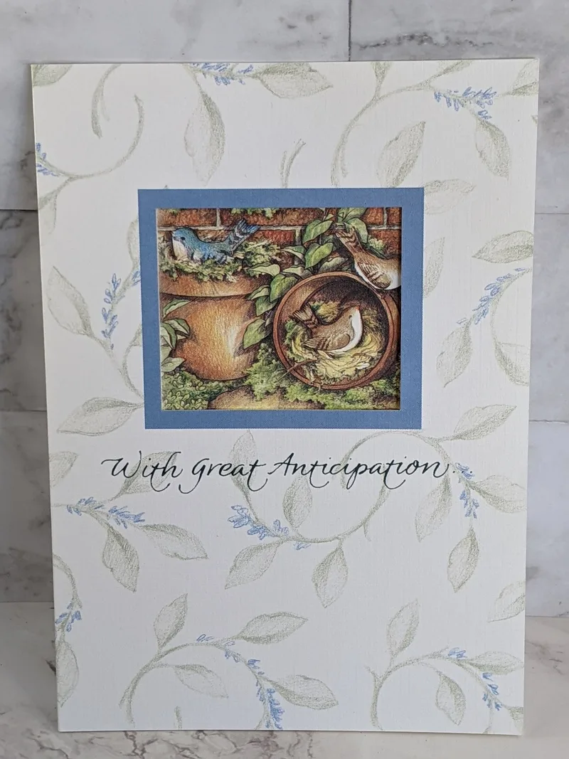 Anticipating Wedding Card
