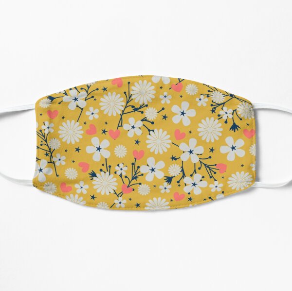 dancing blossom face mask by merry makewell designs