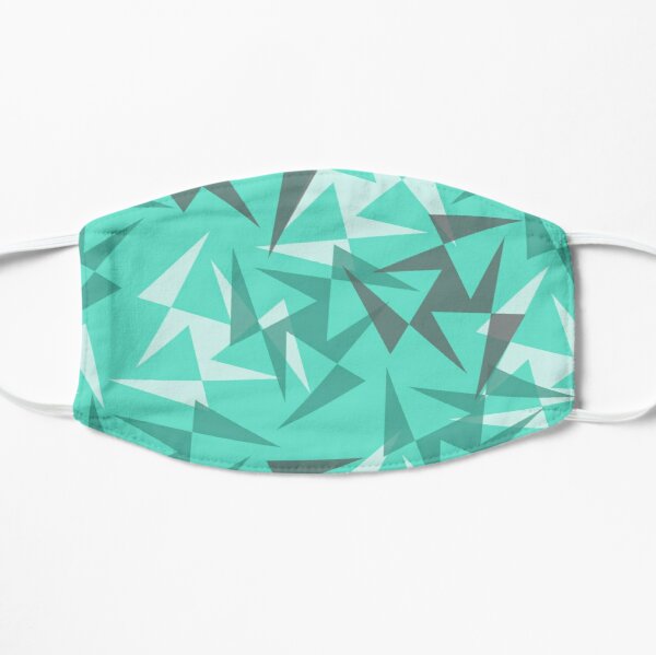 geo wheels mint face mask by merry makewell designs