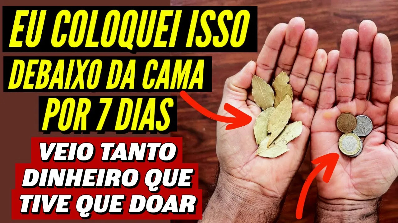 FOLHAS DE LOURO DEBAIXO DA CAMA PARA DINHEIRO EM ABUNDÂNCIA